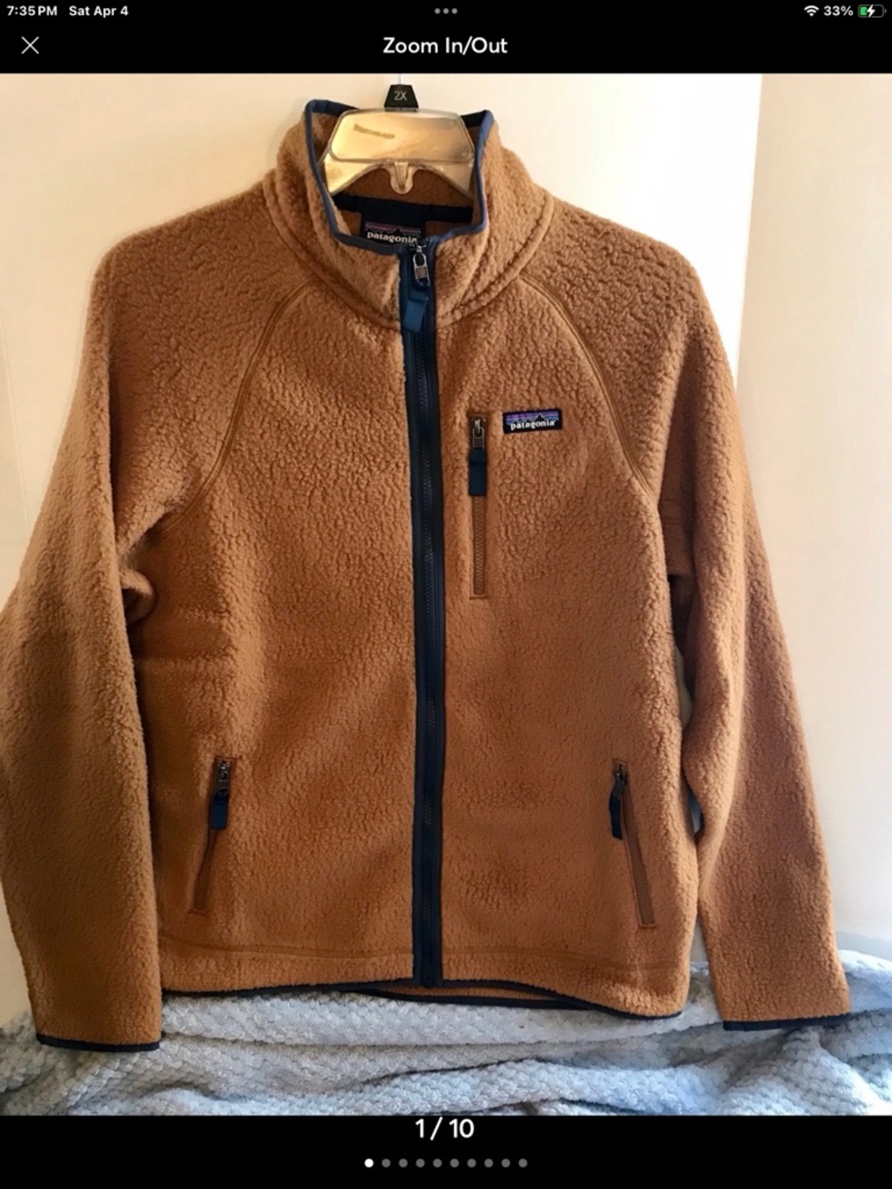 Patagonia Retro-X Fleece Jacket in Bear Brown NWT Sz Lg